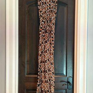 Stylish Geometric Maxi Dress